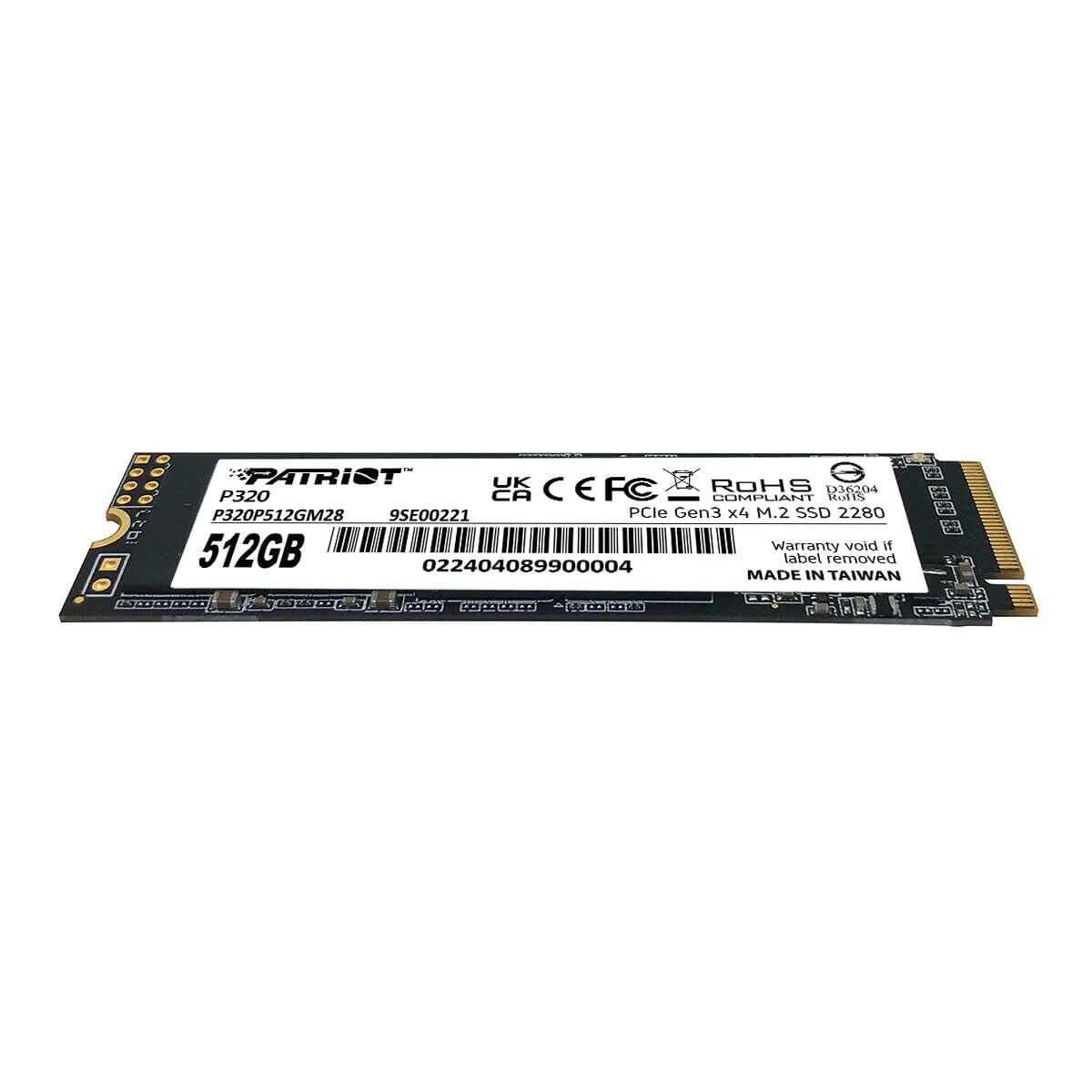 Kovalevy Patriot Memory P320P512GM28 512 GB SSD